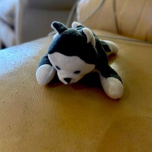 McDonald’s Ty Teenie beanie babies book the husky without tags